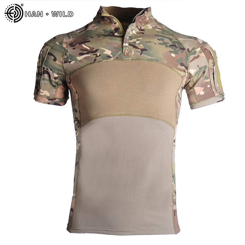 Wildman Hunting & Outdoor Linton'S Corner Silver Lakes - Men Combat Shirts Airsoft Tactical T