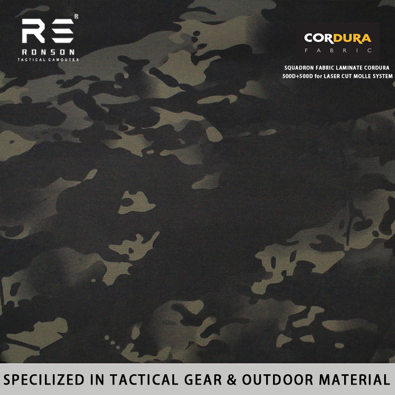 Outdoor Hunting Vest - MCBK Multi Black Camouflage 500D Both