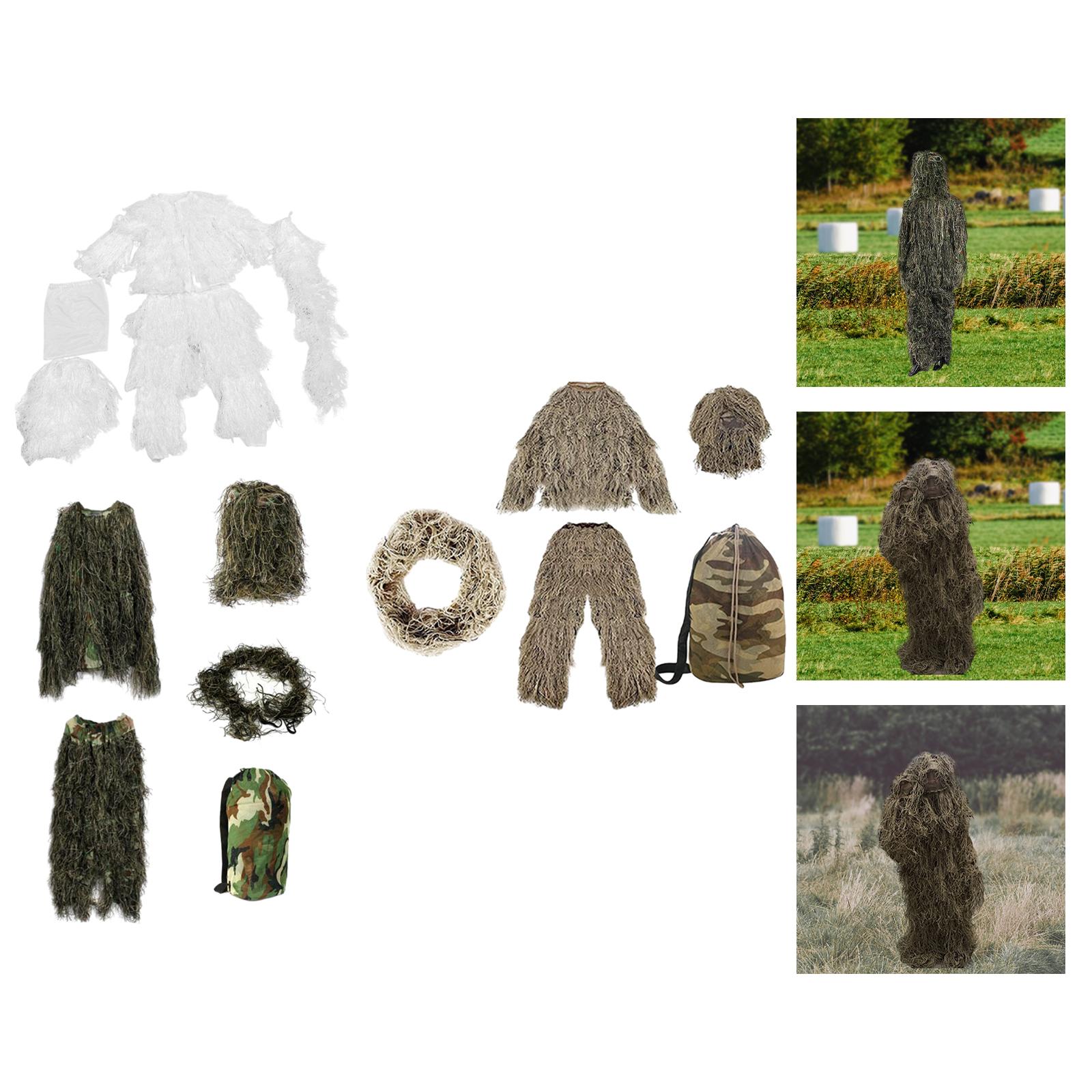 Hunting Outdoor Boys - Kids Ghillie Suit Apparel Fancy Dress