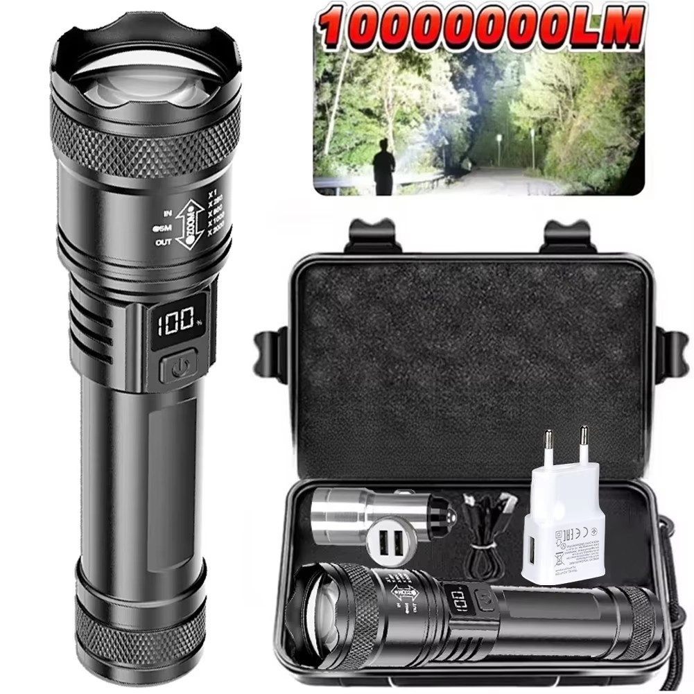 100000LM Super Bright Flashlig - Tactical Flashlight Rechargeable review and price