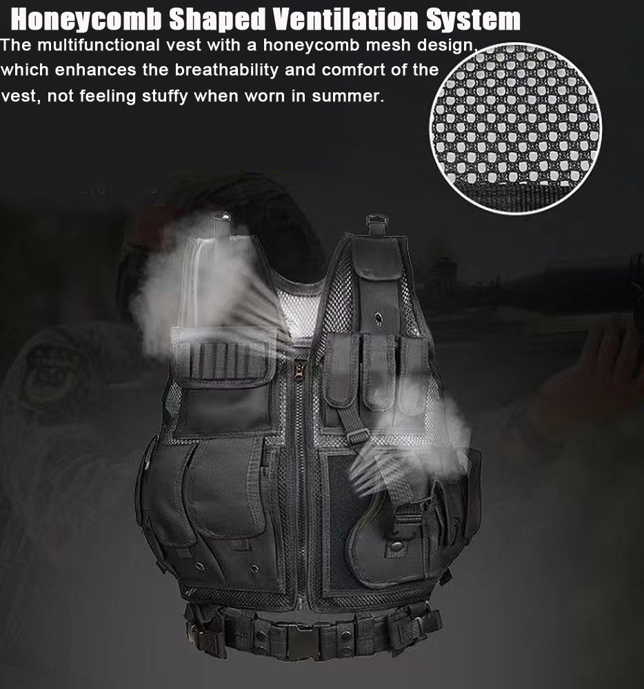 Adjustable Molle Tactical Vest - Outdoor Hunting Vest review and price