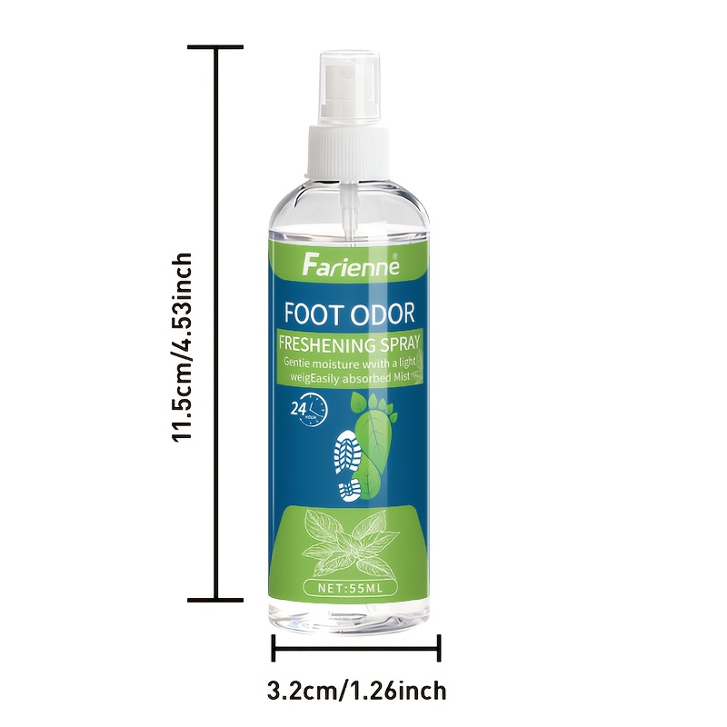55ml Foot Shoes Deodorizer Spr - Scent Eliminator Spray review and price