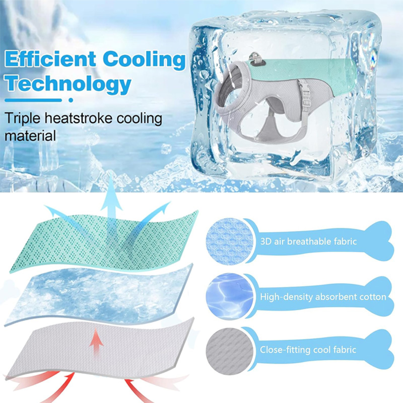medium-sized dog Cooling Vest  - Hunting Dog Outdoor review and price