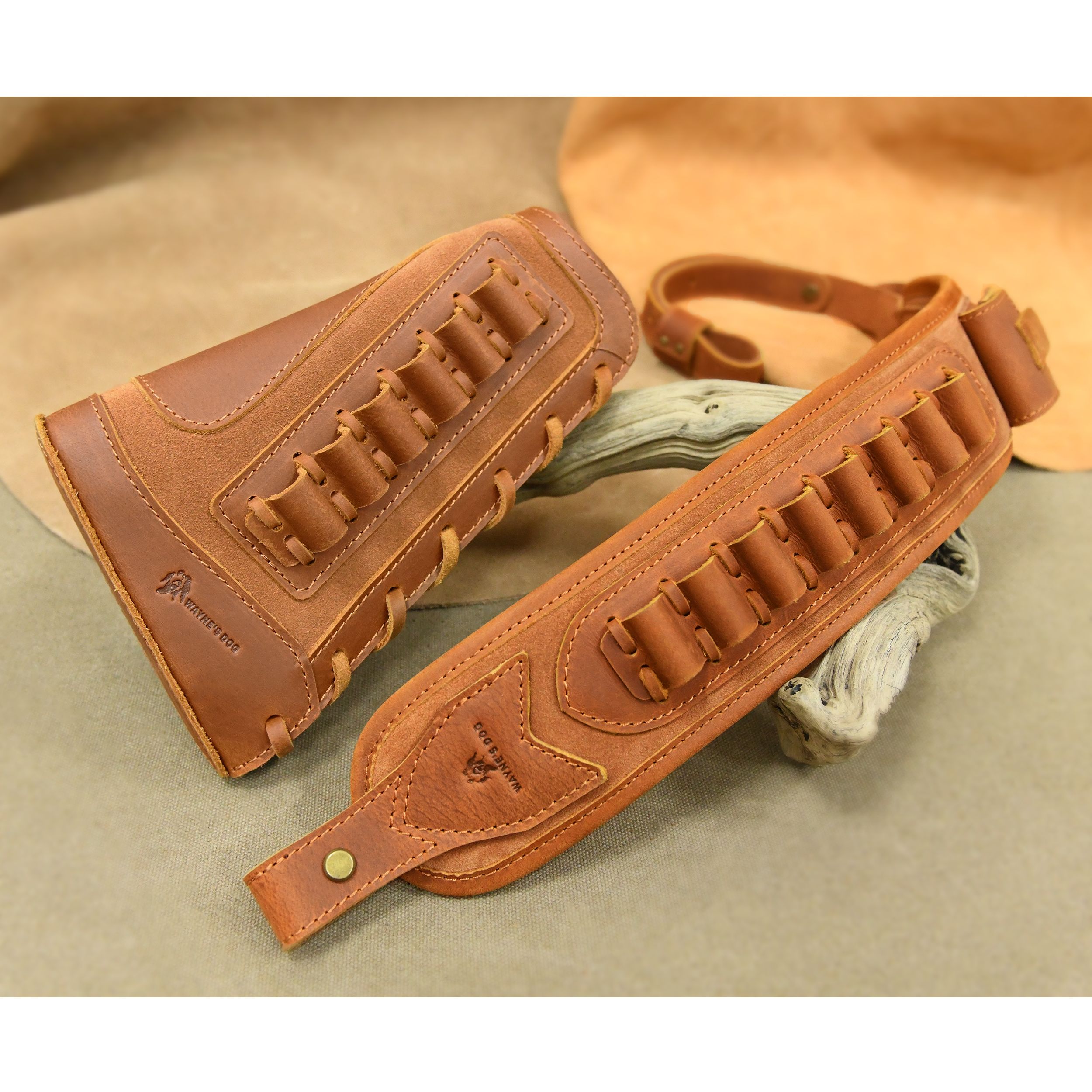 Vinatge Leather Rifle Buttstoc - Rifle Sling Swivel review and price