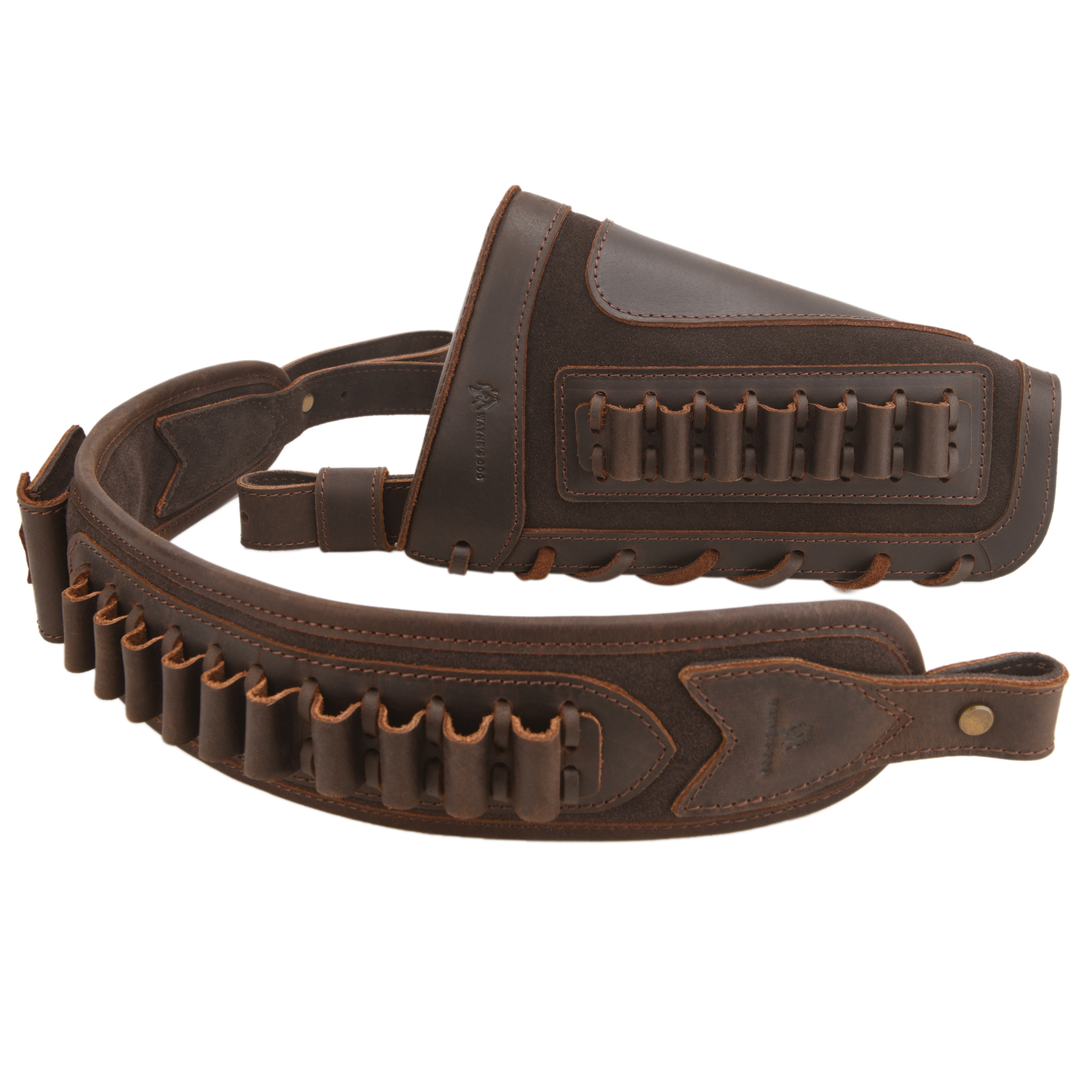 Vinatge Leather Rifle Buttstoc - Rifle Sling Swivel review and price