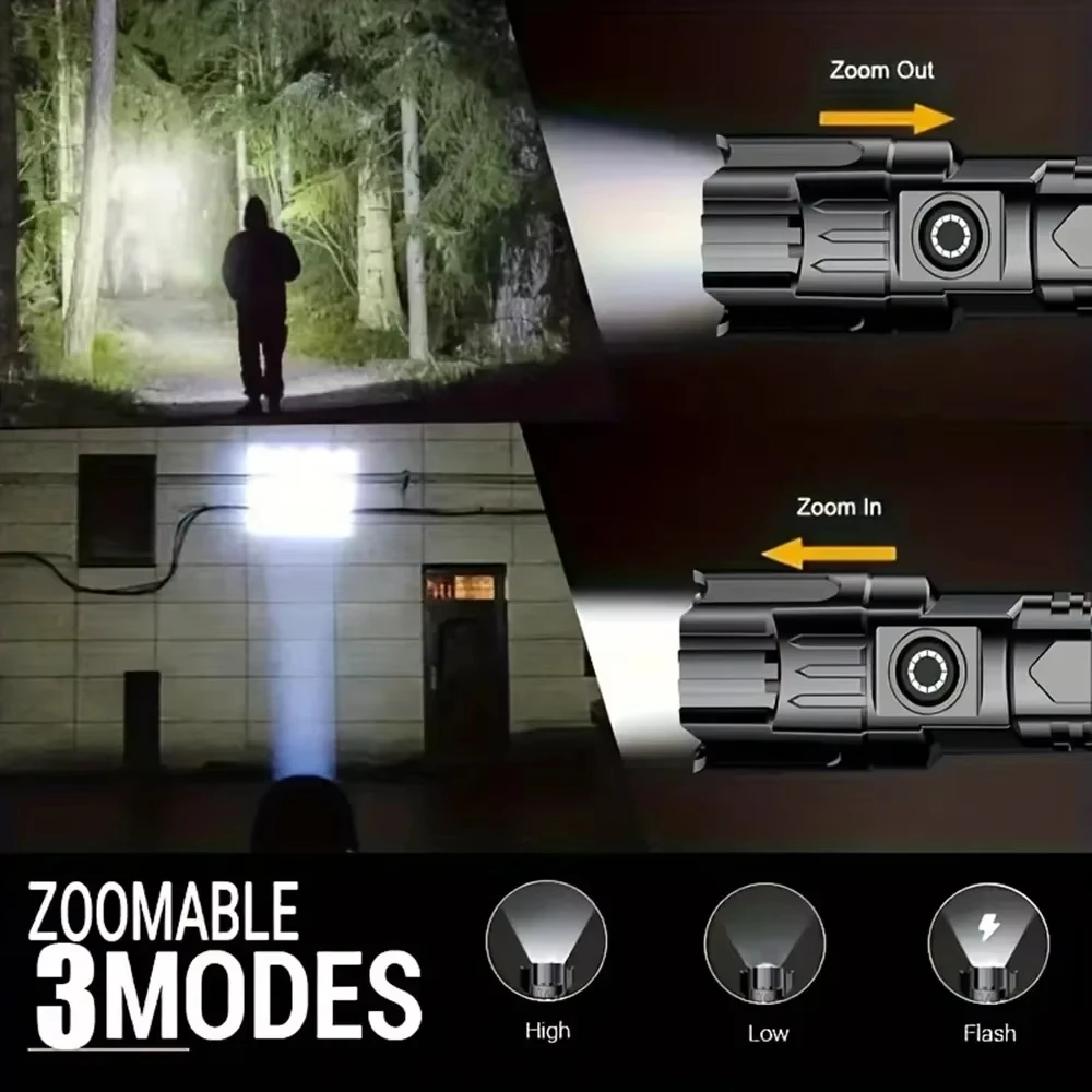 Super Bright LED Flashlight US - Tactical Flashlight Rechargeable review and price