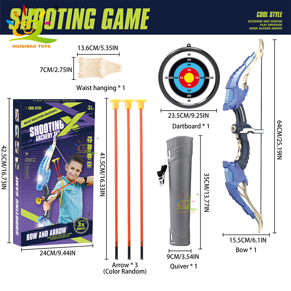 Children Bow and Arrow LED Lig - Hunting Outdoor Boys review and price