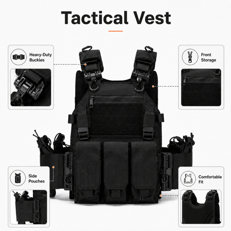 Tactical Vest Polyester Carrie - Outdoor Hunting Vest review and price