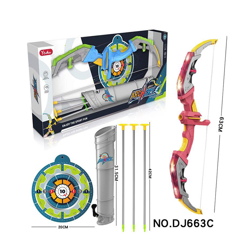 Bow and Arrows W/ Light-up LED - Hunting Outdoor Boys review and price
