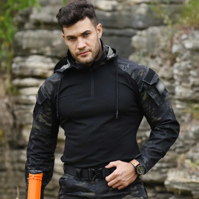 Men Combat Climbing Shirt Outd - Wildman Hunting & Outdoor Linton'S Corner Silver Lakes review and price