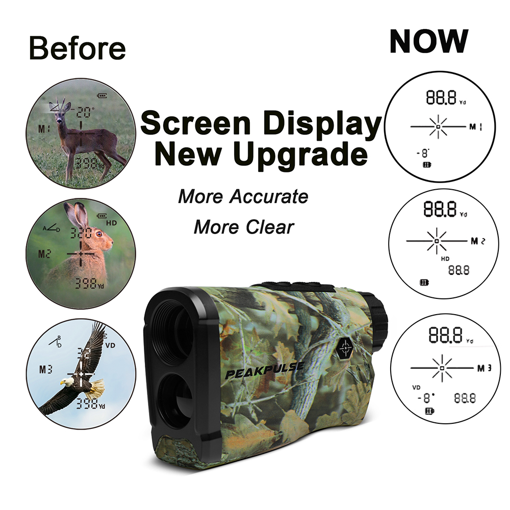 PEAKPULSE 1200M/ 1300 Yards Hu - Rangefinder Laser Hunting review and price