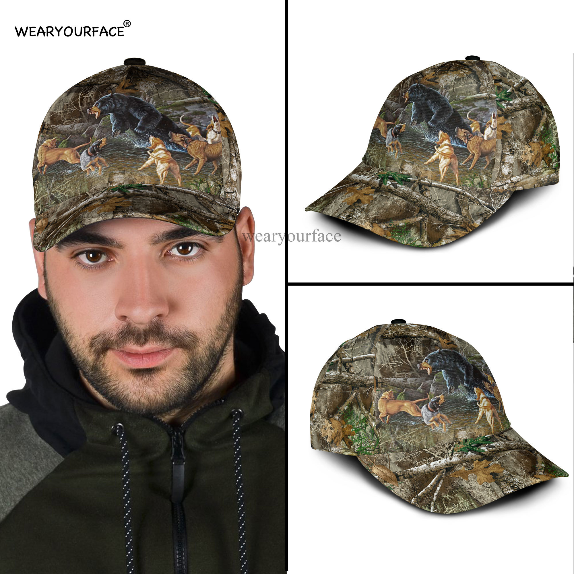 Baseball Cap Deer Hunting Wild - Hunting Dog Outdoor review and price