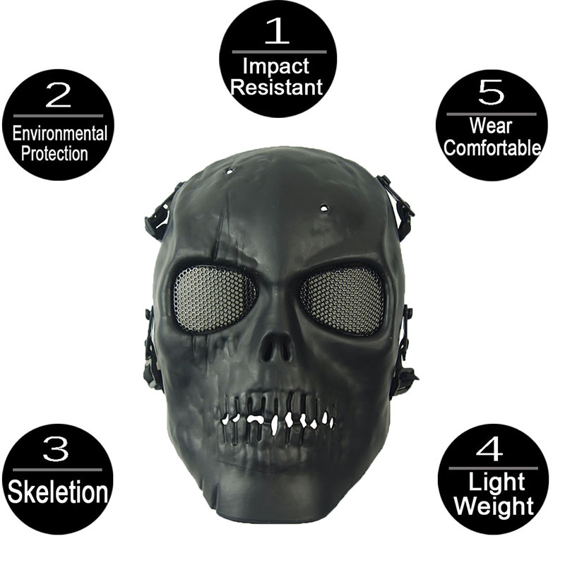 Airsoft Mask Camouflage Cospla - Outdoor Hunting Movies review and price