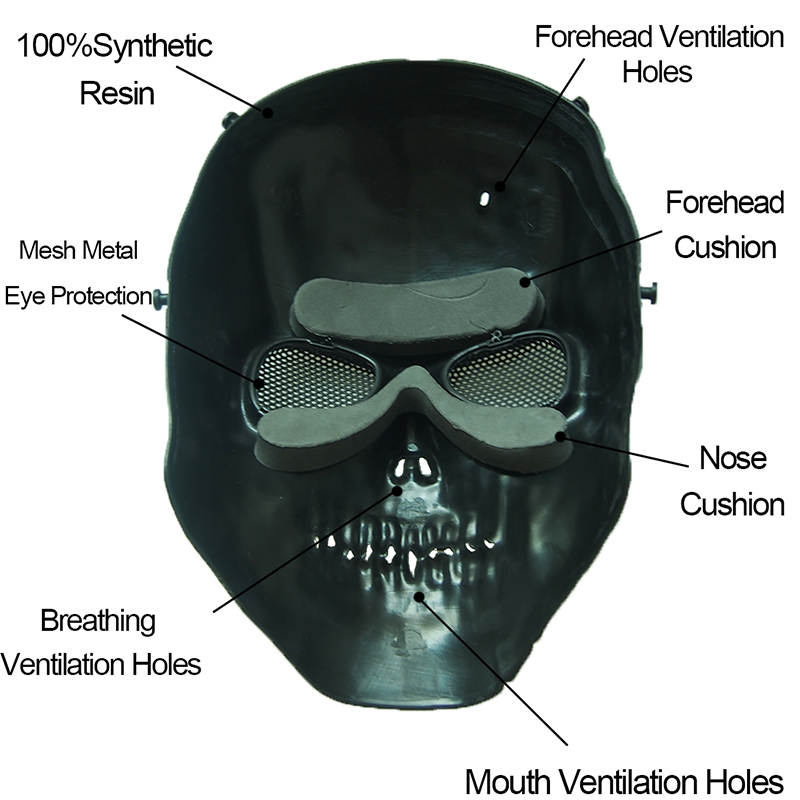 Airsoft Mask Camouflage Cospla - Outdoor Hunting Movies review and price