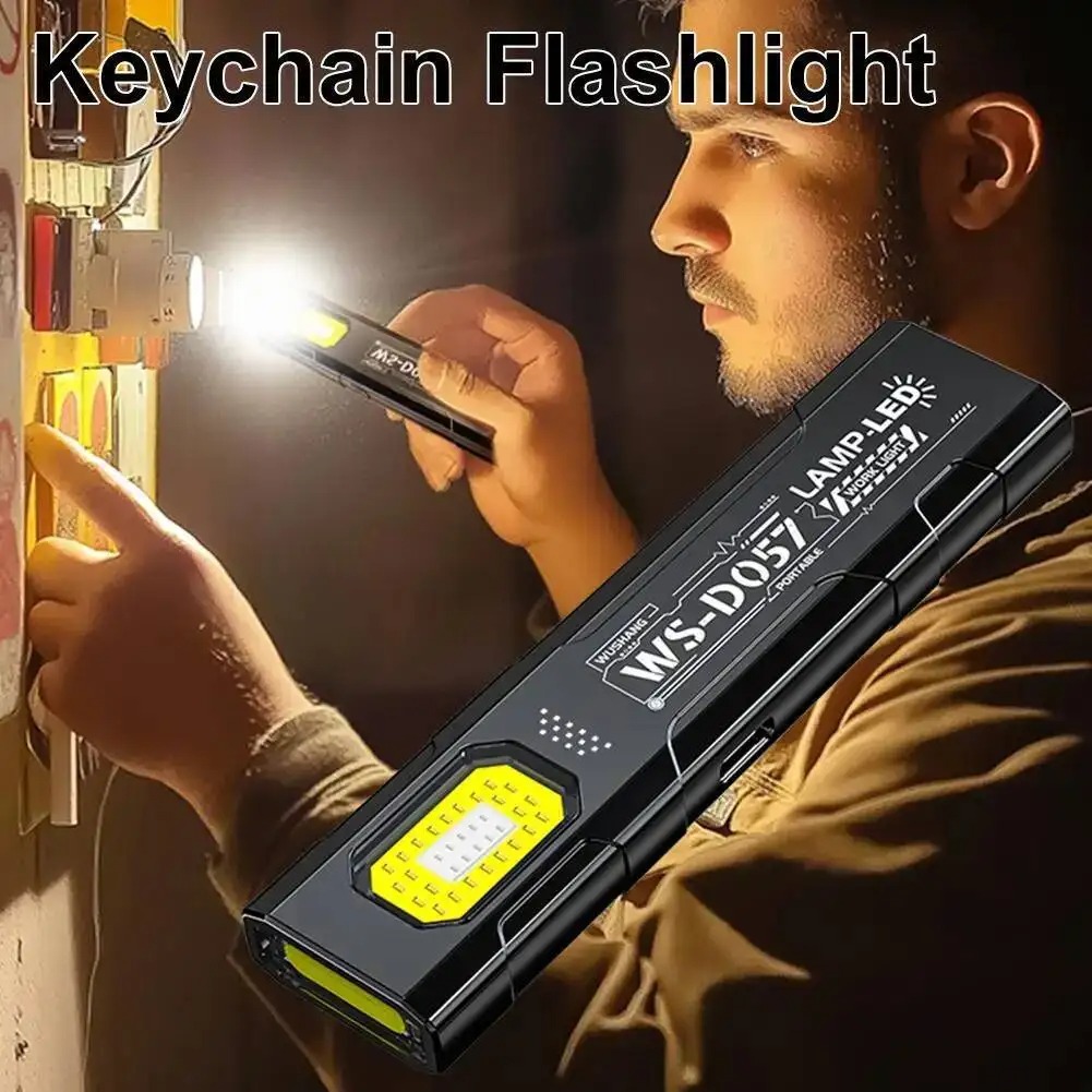 Powerful Mini COB Keychain Fla - Tactical Flashlight Rechargeable review and price