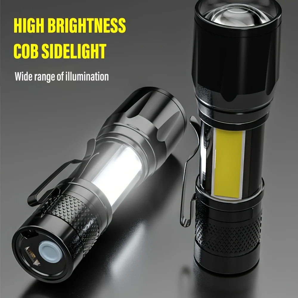 Portable COB+LED Camping Light - Tactical Flashlight Rechargeable review and price