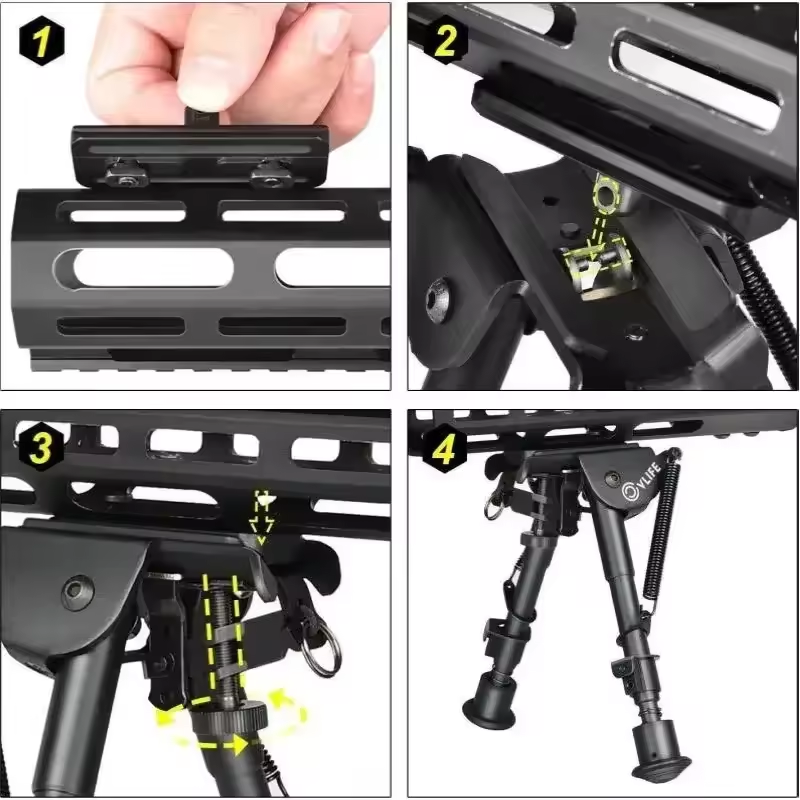 M-LOK to Picatinny Rail Adapte - Bipod Rifle Mount review and price