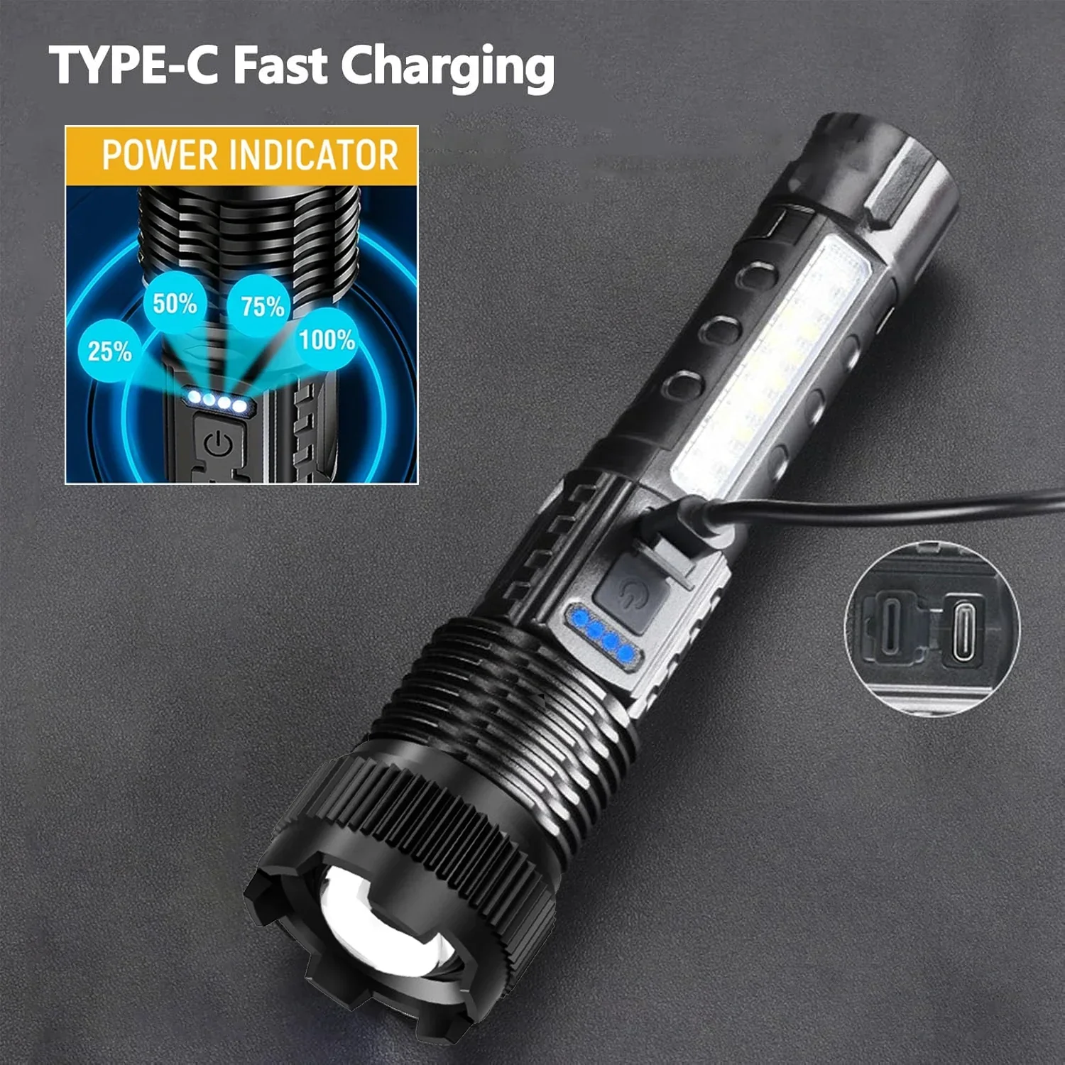 Ultra-bright LED Flashlight Re - Tactical Flashlight Rechargeable review and price