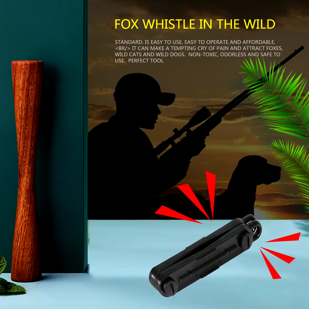 DIZETION Black Outdoor Fox Dow - Game Call Whistle review and price