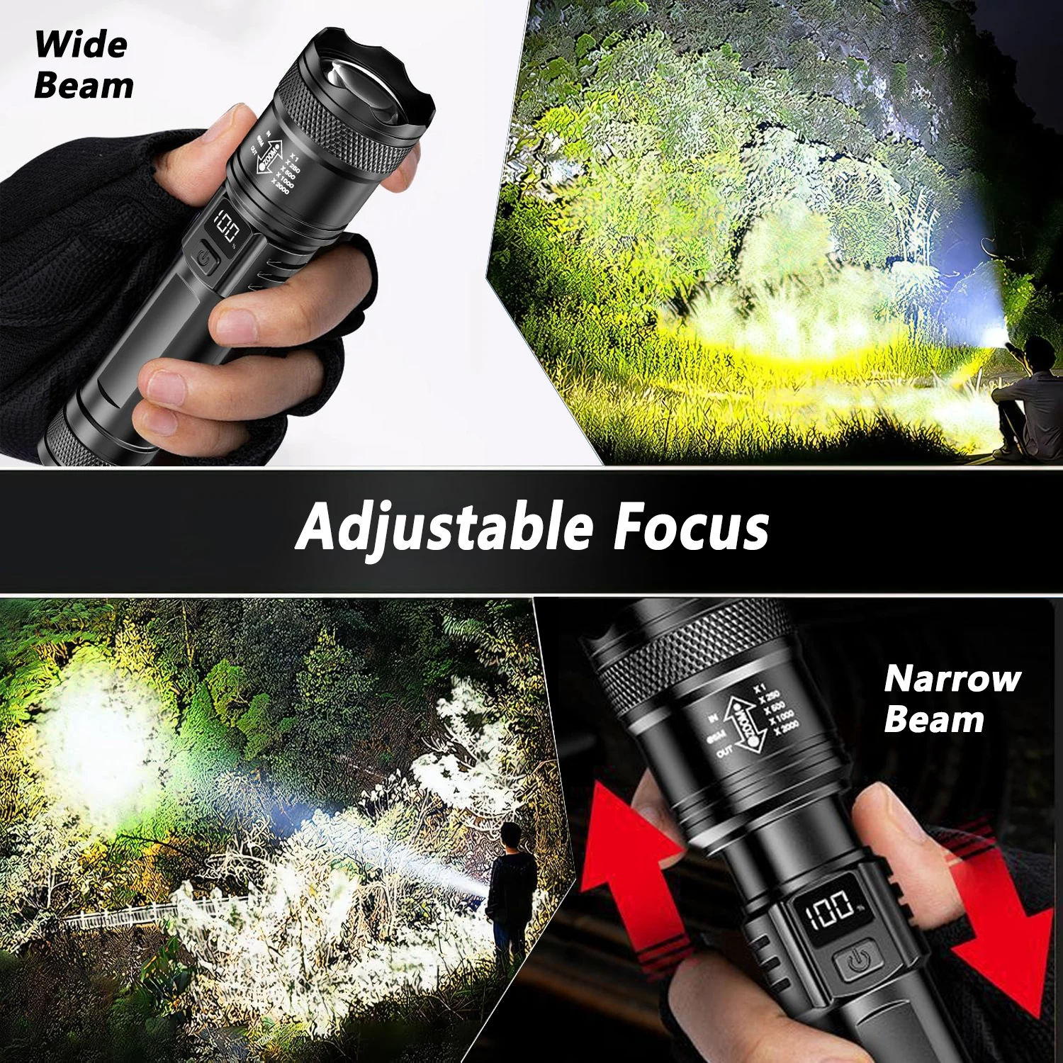 Ultra Bright LED Flashlight 20 - Tactical Flashlight Rechargeable review and price