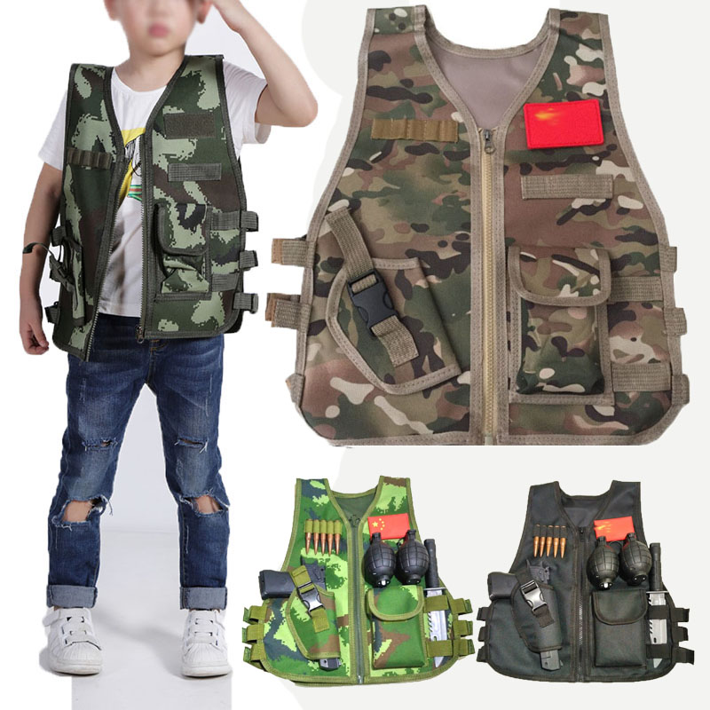 Kids Tactical Vest Suit Huntin - Hunting Outdoor Boys review and price