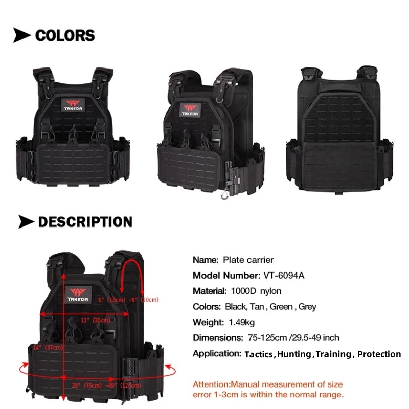 YAKEDA Tactical Vest 6094 Fast - Outdoor Hunting Vest review and price