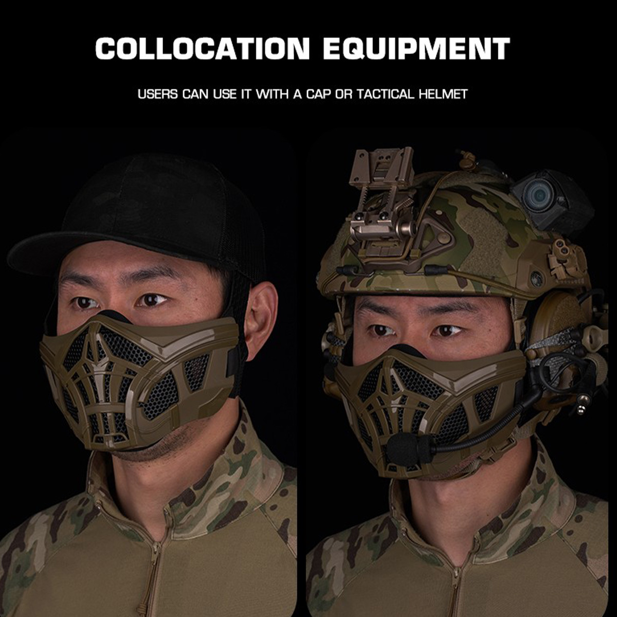 Tactical Airsoft Mask Protecti - Outdoor Hunting Movies review and price