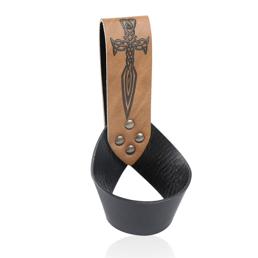 1pc Medieval PU Leather Sword  - Outdoor Hunting Movies review and price