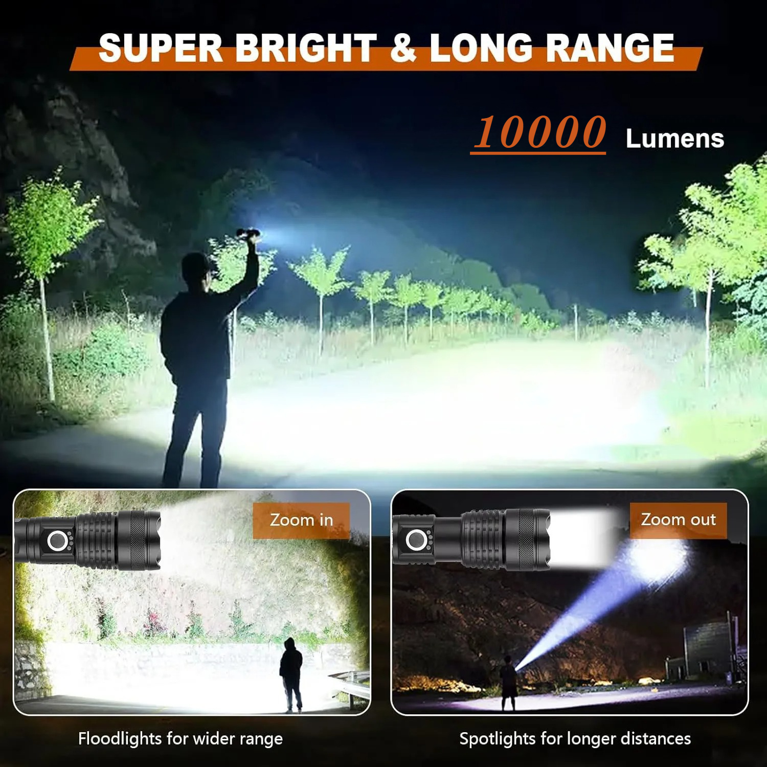 High Power LED Flashlight Rech - Tactical Flashlight Rechargeable review and price