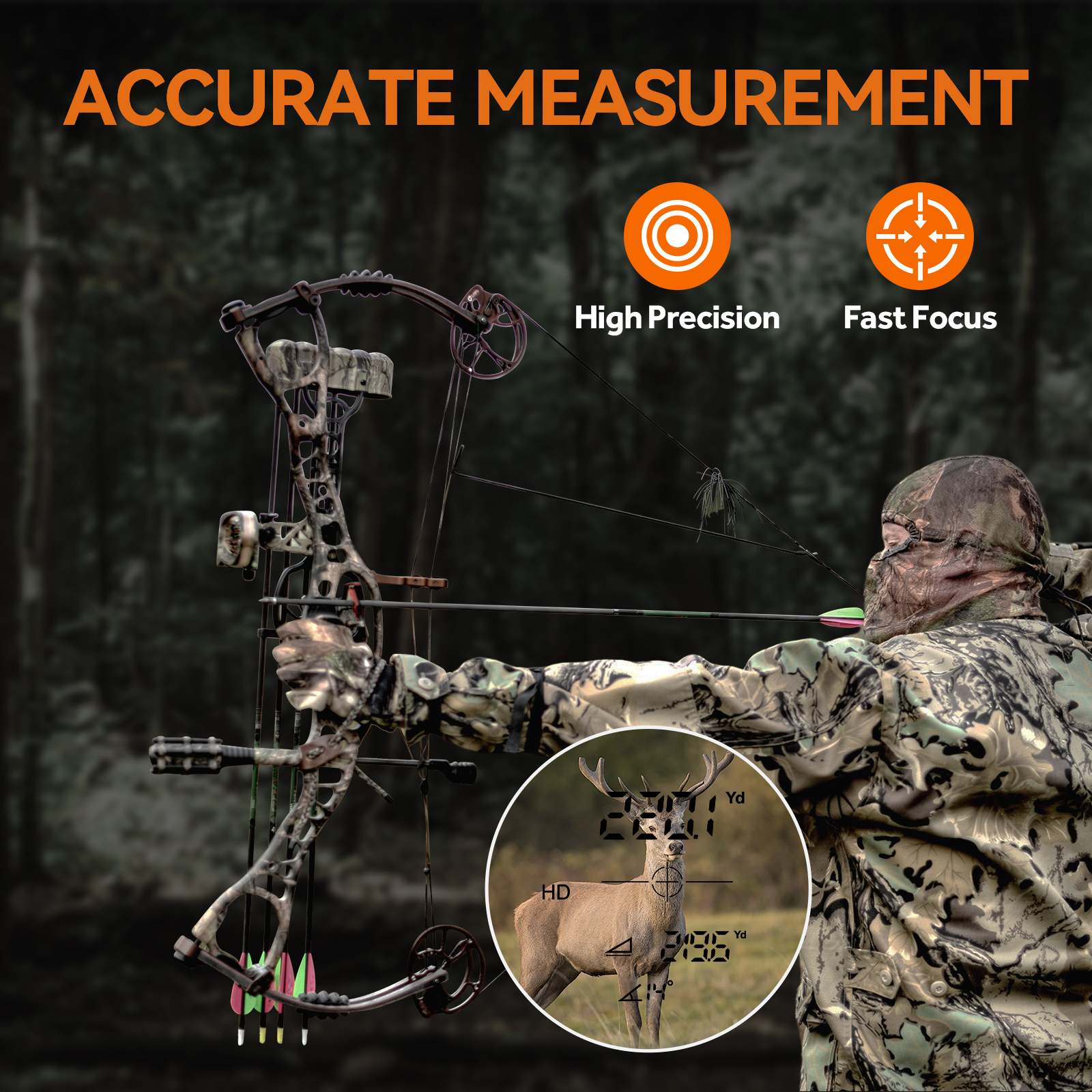 MiLESEEY Range Finder for hunt - Rangefinder Laser Hunting review and price