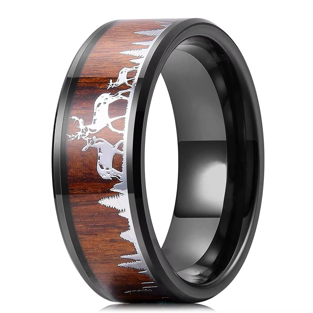 Fashion 8mm Koa Wood Inlay Dee - Wildman Hunting & Outdoor Linton'S Corner Silver Lakes review and price