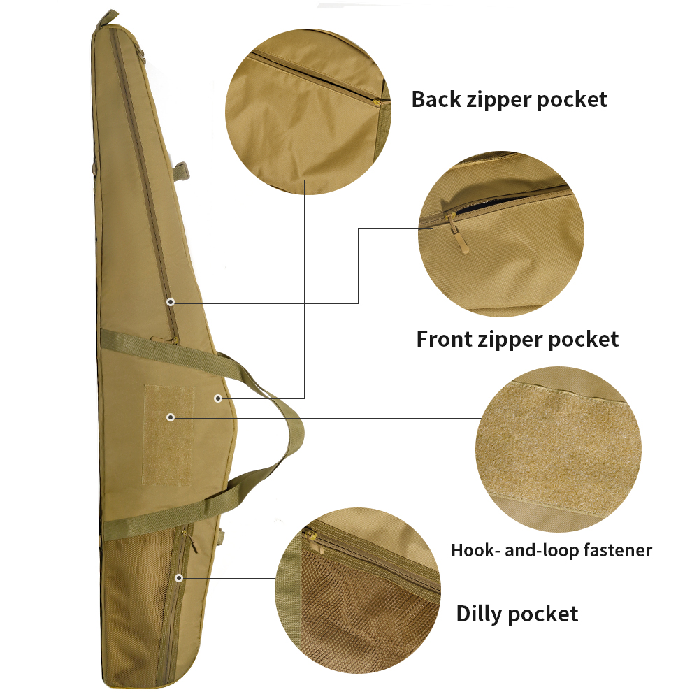 51 Inch Soft Thickened Padded  - Outdoor Hunting Gear Storage review and price